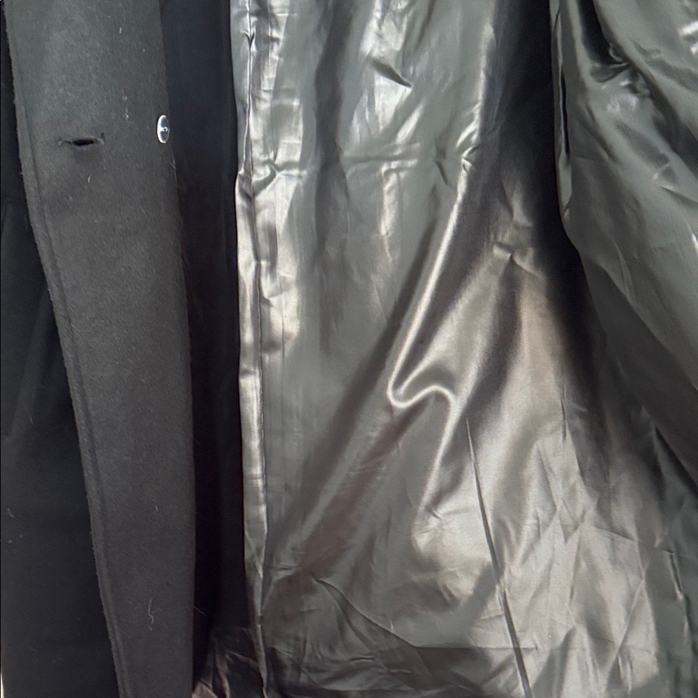 BeCool Black Polyester Long Coat - Picture 3 of 5